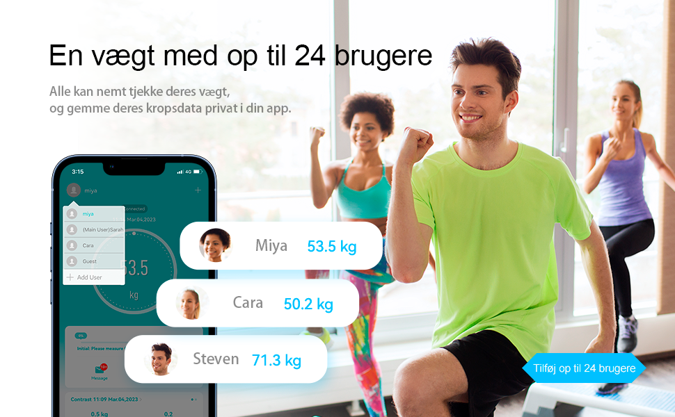 smart vægt, kropsanalysevægt, avanceret vægt, kropsvægtmåler, digital badevægt, kropskompositionsmåler, kropsfedtanalysator, muskelmasse måling, BMI beregner, kropsvæskeanalyse, metabolisk alder måling, avanceret kropsanalyse, vægt med app, sundhedsdata tracking, kropsfedtprocent måling, kropsmasse måling, kropsvæskeprocent måling, mobilforbundet vægt, vægt med bluetooth, kropskompositionsmåler med app, sundhedsmonitorering, vægtanalyse, kropsanalyse i hjemmet, personlig kropskomposition, kropsmålingsvægt,
